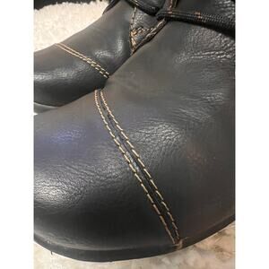 B.o.c. Soft Sabelle Faux Leather Lace Up Booties. Ankle Boot. Sz 8.5 EUC Chukka